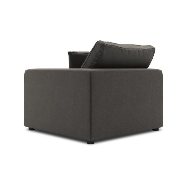 Тъмнокафява ъглова част на модулен диван Galaxy, десен ъгъл - Windsor & Co Sofas-image-3