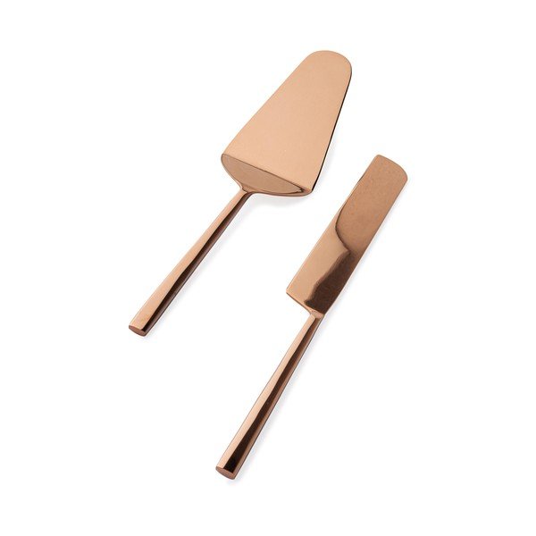 Комплект за сервиране на торта 2 бр. от неръждаема стомана Hestia – Bizzotto-image-1