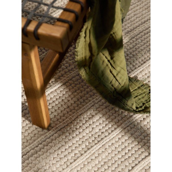 Бежов ръчно изработен вълнен килим 80x150 cm Camden Parker – Ted Baker-image-2