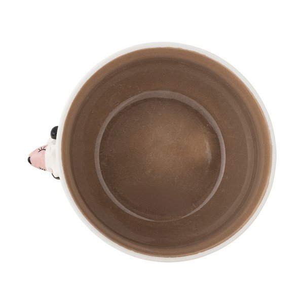 Бяла/кафява глинена детска купичка ø 14 cm Dolly – Bloomingville Mini-image-4