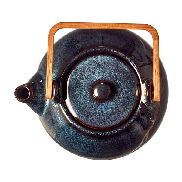 Тъмносин керамичен чайник с цедка 1,2 l Gastro Blue – Bitz-image-4
