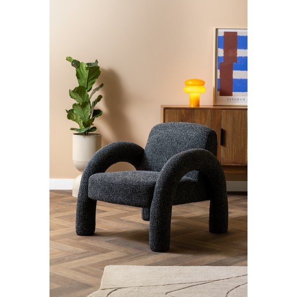 Стъклена настолна лампа в цвят жълта охра (височина 24 cm) Incesante – Leitmotiv-image-3