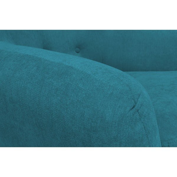 Тюркоазено кресло Cosmopolitan design Hampstead - Cosmopolitan Design-image-3