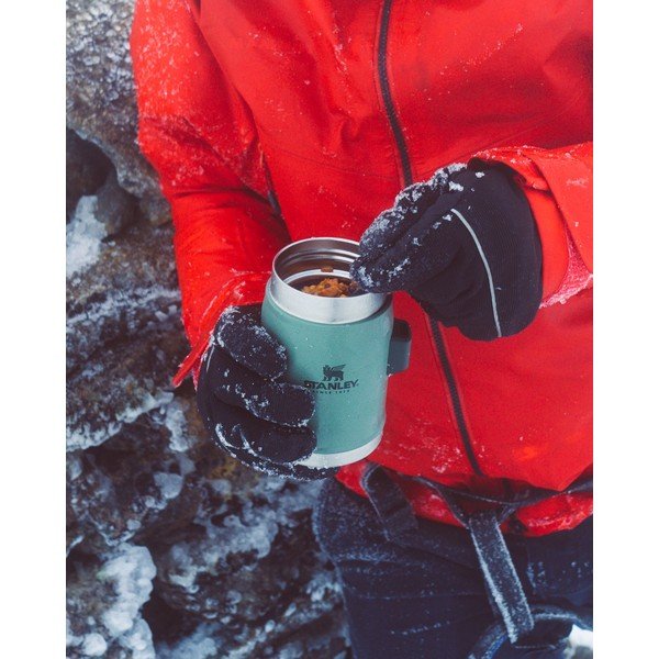 Зелен термос за храна от неръждаема стомана 400 ml Legendary Classic Hammer Tone Green – Stanley-image-4