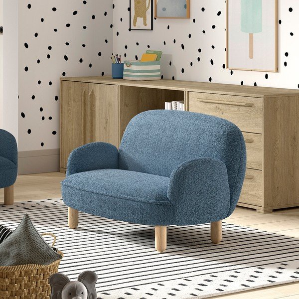 Бежов детски диван от букле 89 cm Rocky – Vipack-image-4