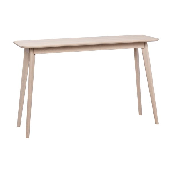 Конзолна маса в дъбов декор в естествен цвят 120x40 cm Yumi - Rowico-image-3