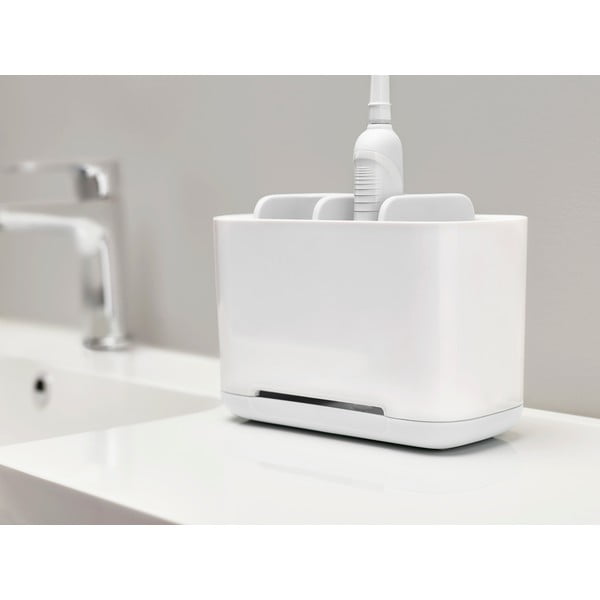 Бяла поставка за четки за зъби EasyStore - Joseph Joseph-image-1