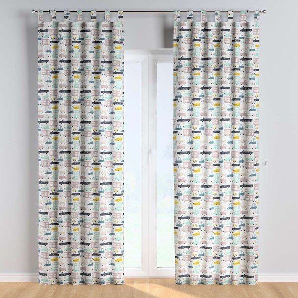 Детска завеса 260x130 cm Magic Collection - Yellow Tipi-image-1