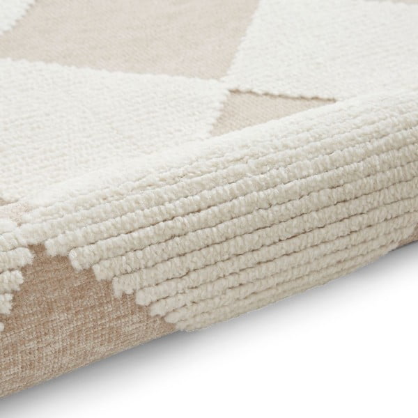 Бяло-бежов килим подходящ за пране 160x230 cm Lyna Beige&White – Think Rugs-image-4