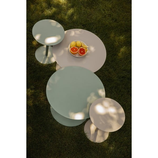 Стоманена кръгла странична масичка ø 35 cm Snow – Zuiver-image-1