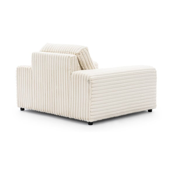 Кремаво кресло от рипсено кадифе Justin – Ropez-image-3