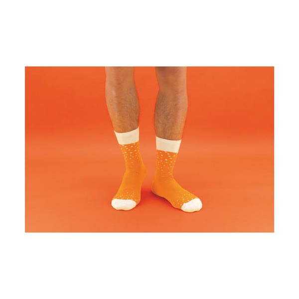 Оранжеви бирени чорапи в кутия Ale - Luckies of London