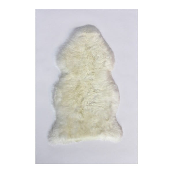 Bílý vlněný koberec z ovčí kožešiny Auskin Lorne, 95 x 60 cm
