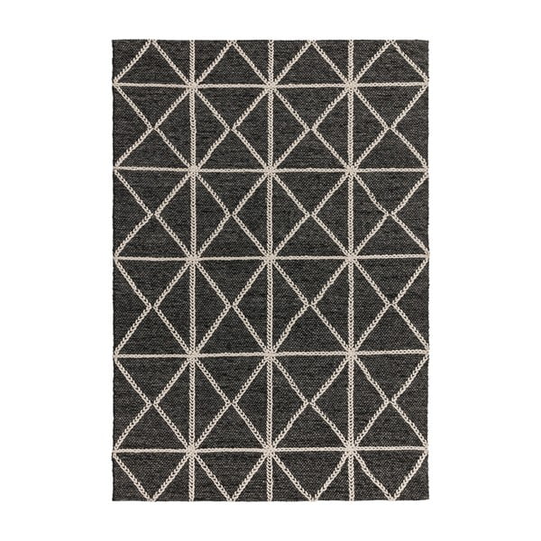 Черно-бежов килим , 120 x 170 cm Prism - Asiatic Carpets