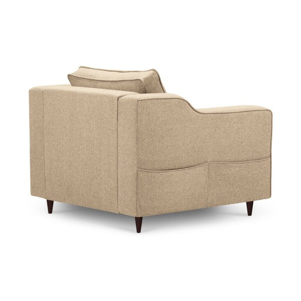 Бежов фотьойл Narcisse - Mazzini Sofas-image-3
