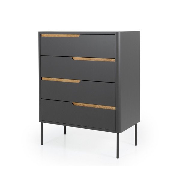 Антрацитно сив скрин , 80 x 102 cm Switch - Tenzo-image-2