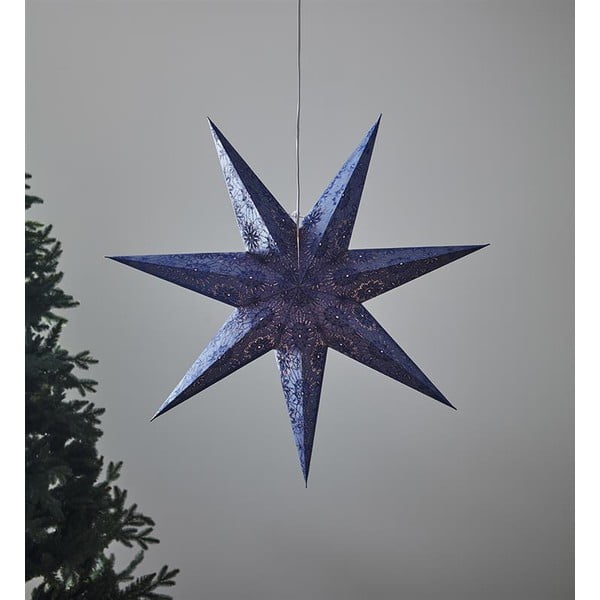 Синя светлинна висяща декорация, височина 75 cm Isadora - Markslöjd