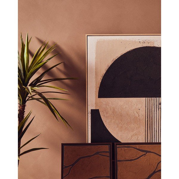Картина с включена рамка/върху платно 103x103 cm Astratto – Premier Housewares-image-4