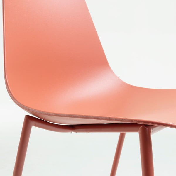 Тъмно оранжев стол за хранене Wassu - Kave Home-image-1