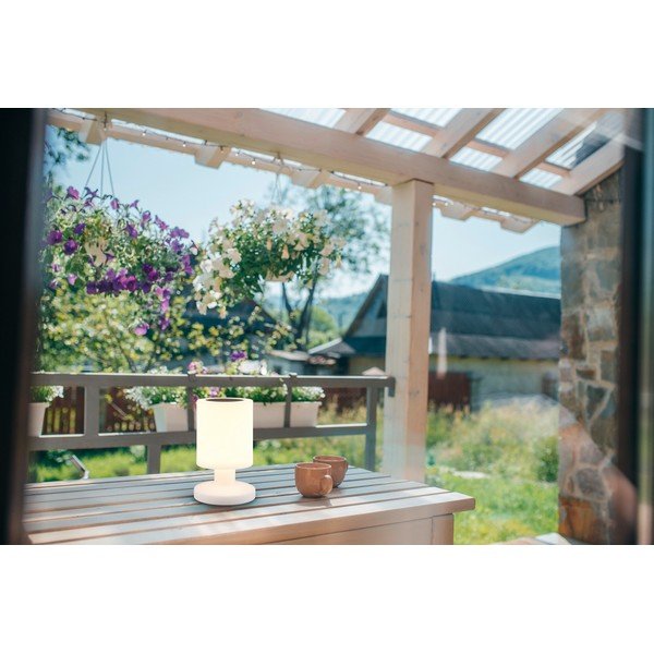 LED външно осветително тяло със соларен панел (височина 21 cm) Silva – Trio-image-1