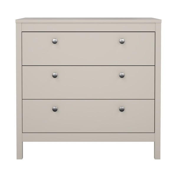 Сиво-бежов скрин 82x80x38 cm Madrid – Tvilum-image-2