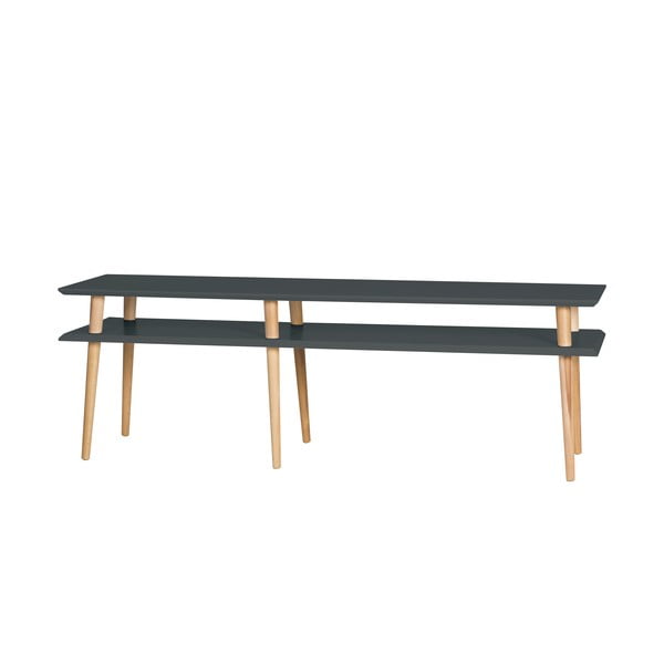 Grafitově šedý konferenční stolek Ragaba Mugo, délka 159 cm