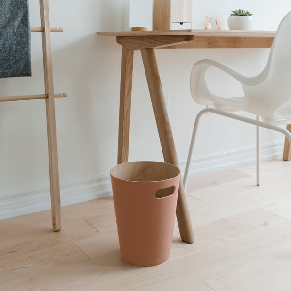 Дървен кош за отпадъци 7,5 л Woodrow - Umbra-image-1