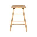 Бар стол от масивен дъб в естествен цвят (височина на седалката 65,5 cm) Vander – White Label