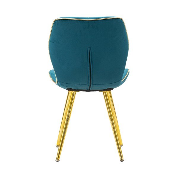 Комплект от 2 тюркоазени тапицирани трапезни стола Paris - Mauro Ferretti-image-4