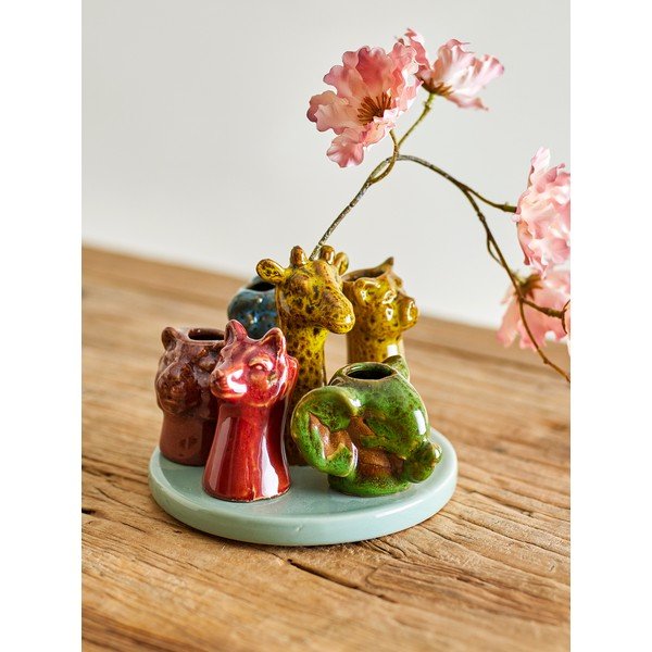 Глинена ваза (височина 10,5 cm) Piero – Bloomingville-image-1