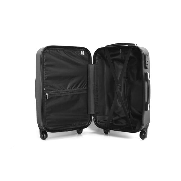 Tmavě šedý cestovní kufr na kolečkách Hero Maroko, 37 l-image-1