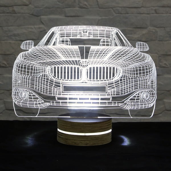 3D stolní lampa Cool Car