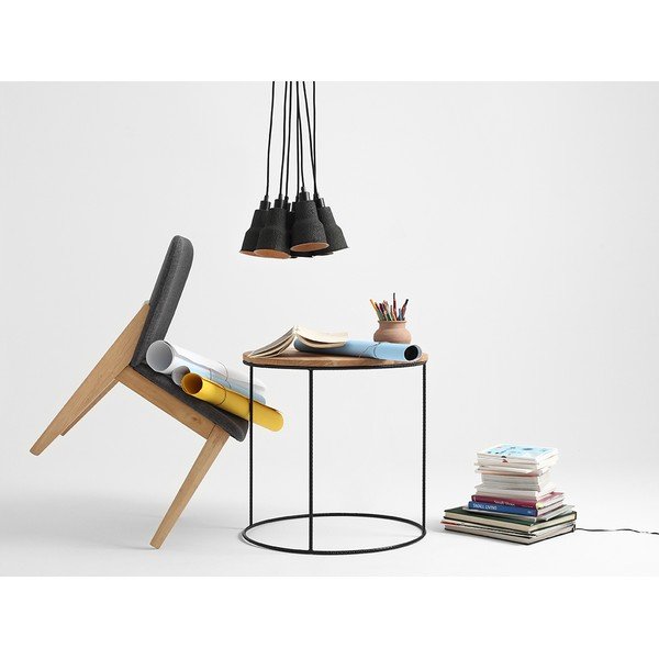 Черно висящо осветително тялоø 32 cm Celulo – CustomForm-image-4