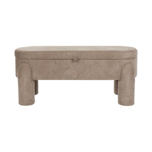 Светлокафява пейка Orly – White Label