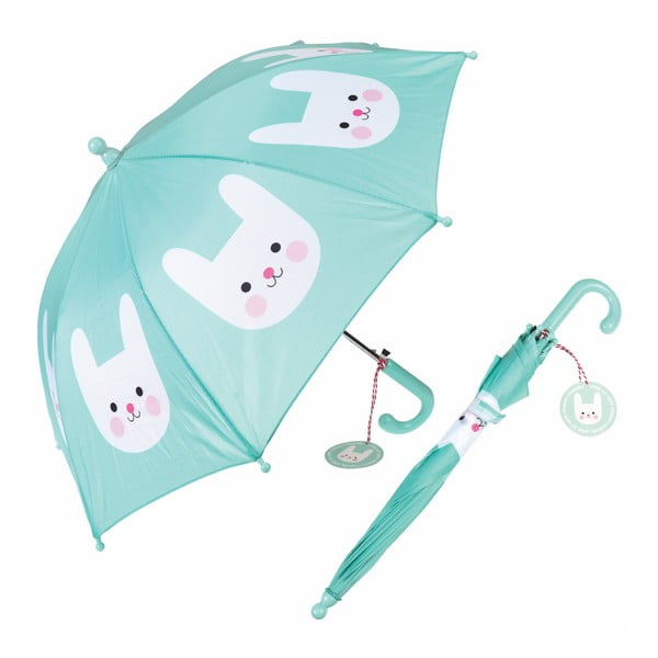 Зелен чадър Бони Зайчето - Rex London
