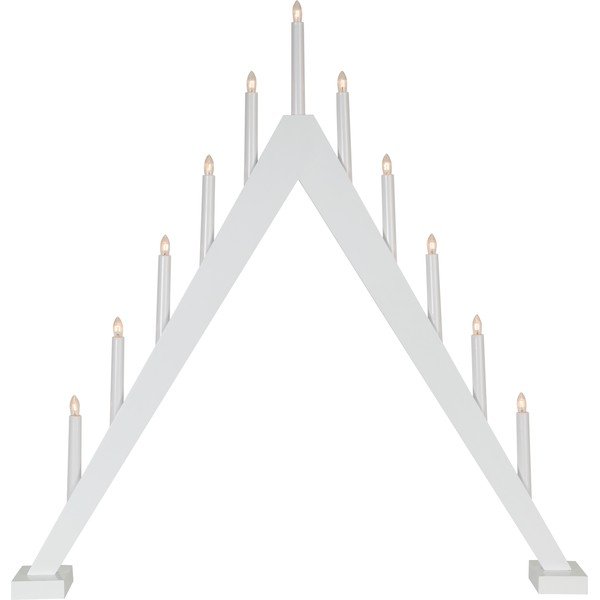 Бяла коледна LED свещ, височина 79 см Trill - Star Trading-image-2