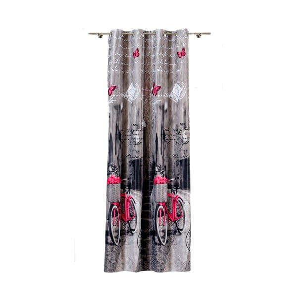 Сива   завеса 140x245 cm Mercato - Mendola Fabrics-image-2