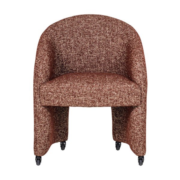 Теракотен тапициран офис стол Cordo – WOOOD-image-2