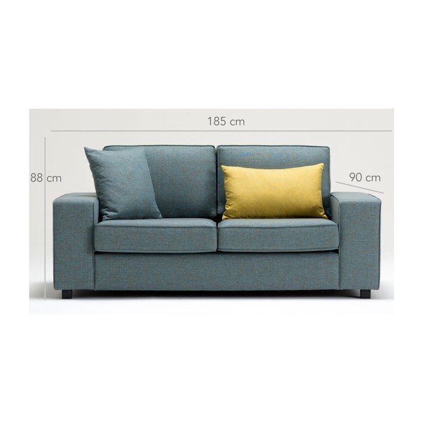 Син двуместен диван Doty - Balcab Home-image-3