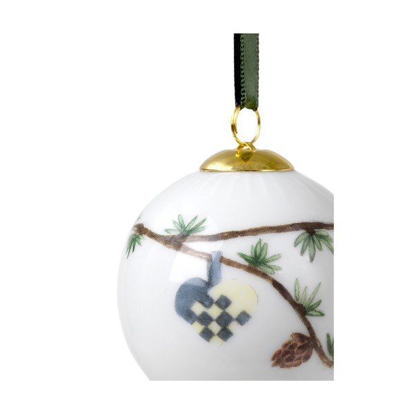 Бял порцеланов коледен висящ орнамент Hammershøi - Kähler Design-image-4