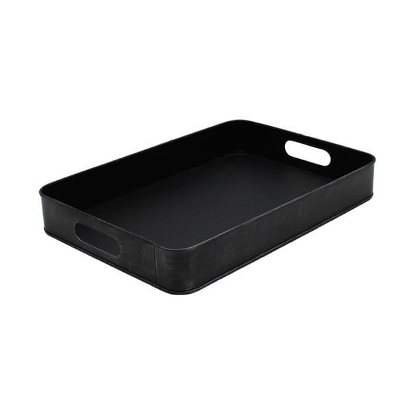 Черна метална табла за сервиране , 39 x 27 cm - LABEL51
