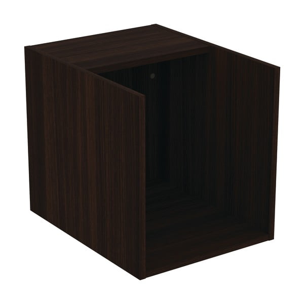 Тъмнокафяв нисък стенен шкаф за баня от декор от дъб  40x44 cm i.Life B – Ideal Standard-image-1