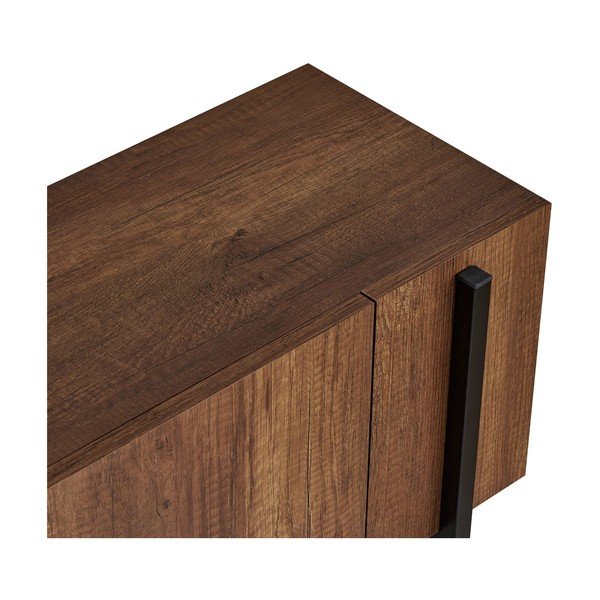 Маса за телевизор от декор от орех в тъмно естествен цвят 180x45x30 cm Nexus – Kalune Design-image-4