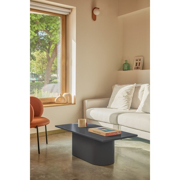 Антрацитна масичка за кафе 50x111 cm Totem – Teulat-image-1