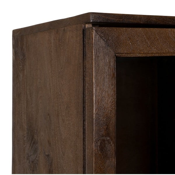 Кафява витрина от масивно манго 40x180x40 cm Ravi – Ixia-image-3