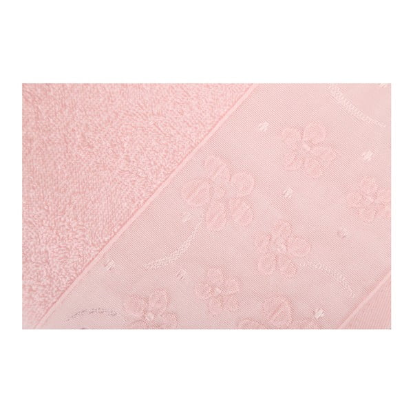 Комплект от 2 светлорозови кърпи от чист памук Mariana, 50 x 90 cm - Soft Kiss