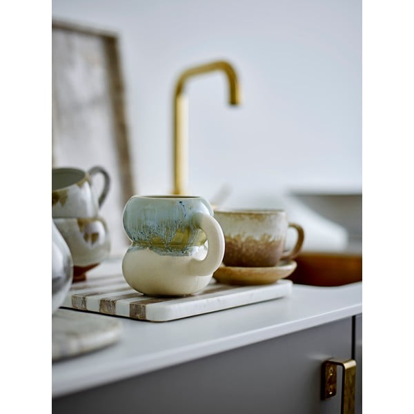 Сини/кремави глинени чаши в комплект от 4 бр. 400 ml Luna – Bloomingville-image-3