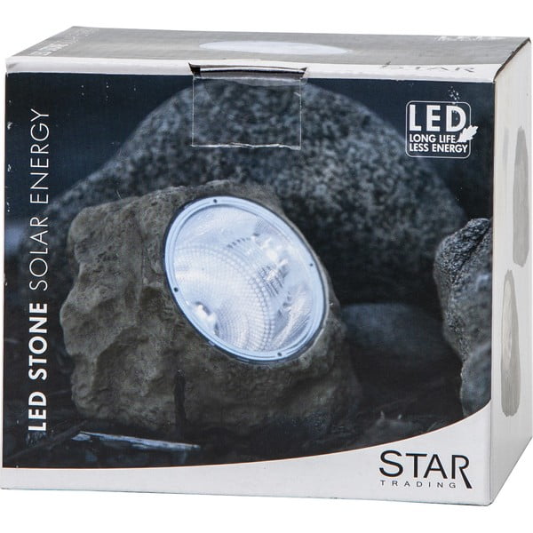 Слънчево LED осветително тяло за открито, височина 11 cm Rocky - Star Trading-image-3