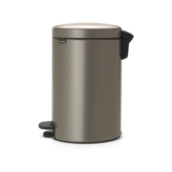 Hnědošedý pedálový odpadkový koš Brabantia Newicon, 12 l-image-2
