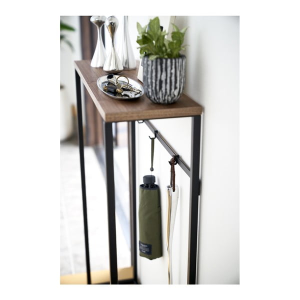 Черна конзолна маса 18,5х60 см Tower - YAMAZAKI-image-2